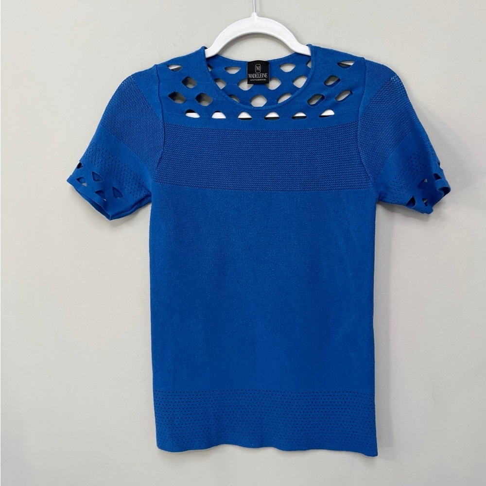 Madeleine Cobalt Top Small - Picture 1 of 7